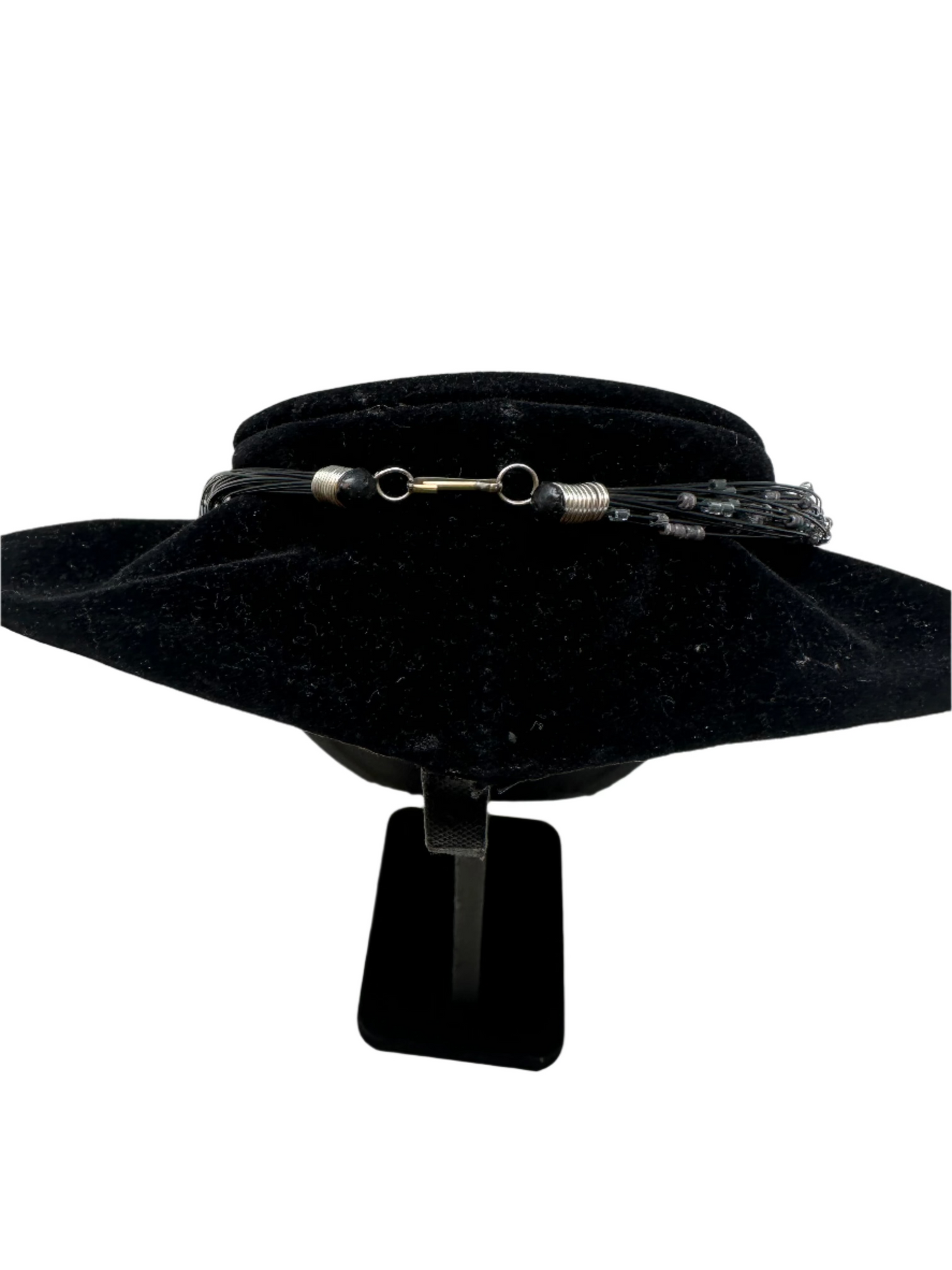 Powerful Black Multi-Layer Beaded Necklace