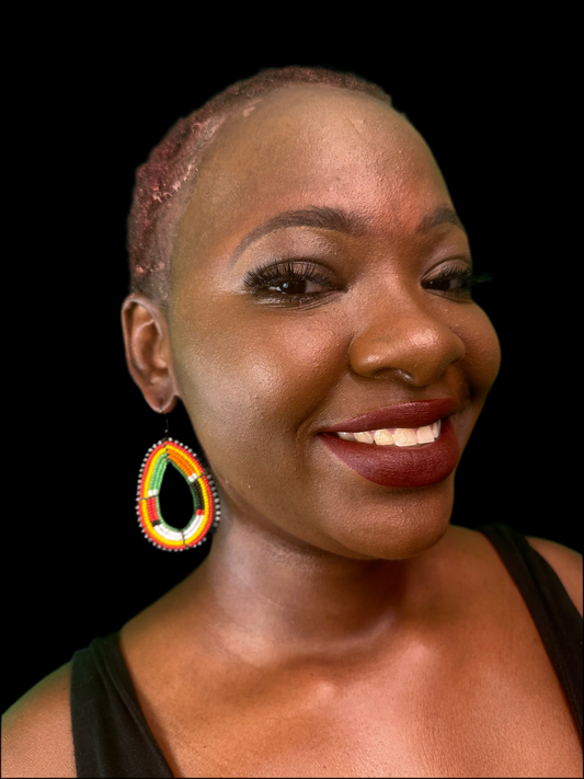 African Beaded Earrings