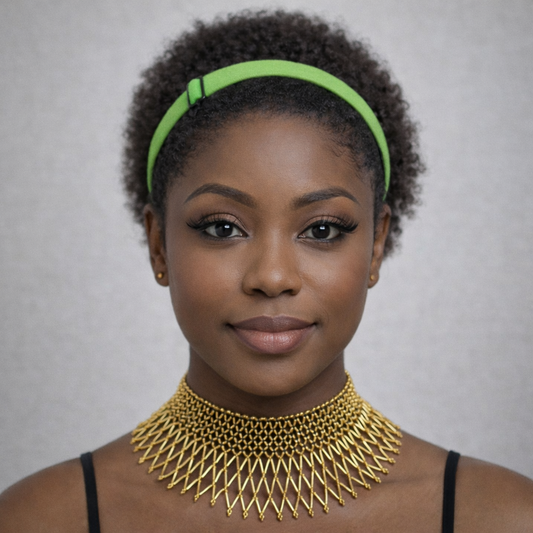 Abundance Gold Beaded Collar Necklace